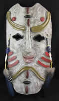 clay mask wall hanging 